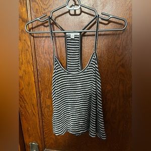 American eagle striped racerback tank top size XS